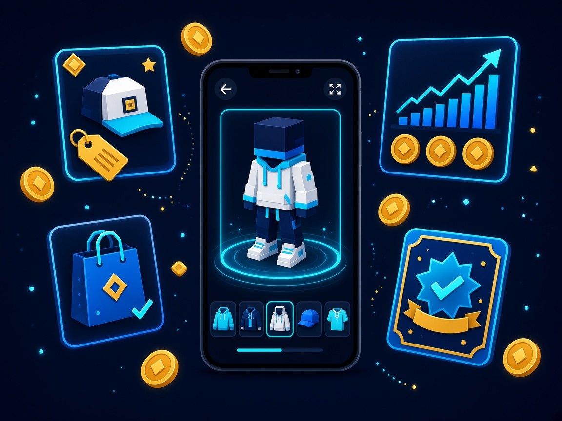 Avatar try-on and marketplace trading on a phone